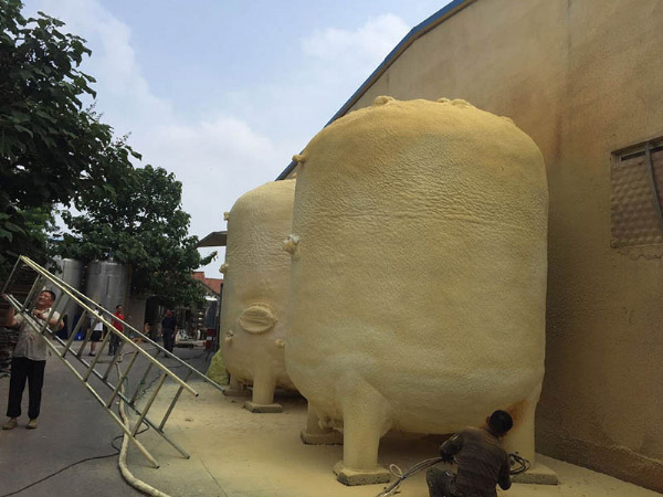 发泡聚氨酯保温优点：